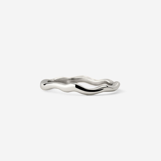 Flowing Ring Silber