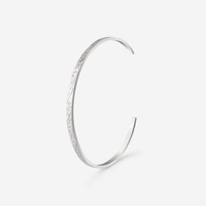 Desert Glow Bangle Silber
