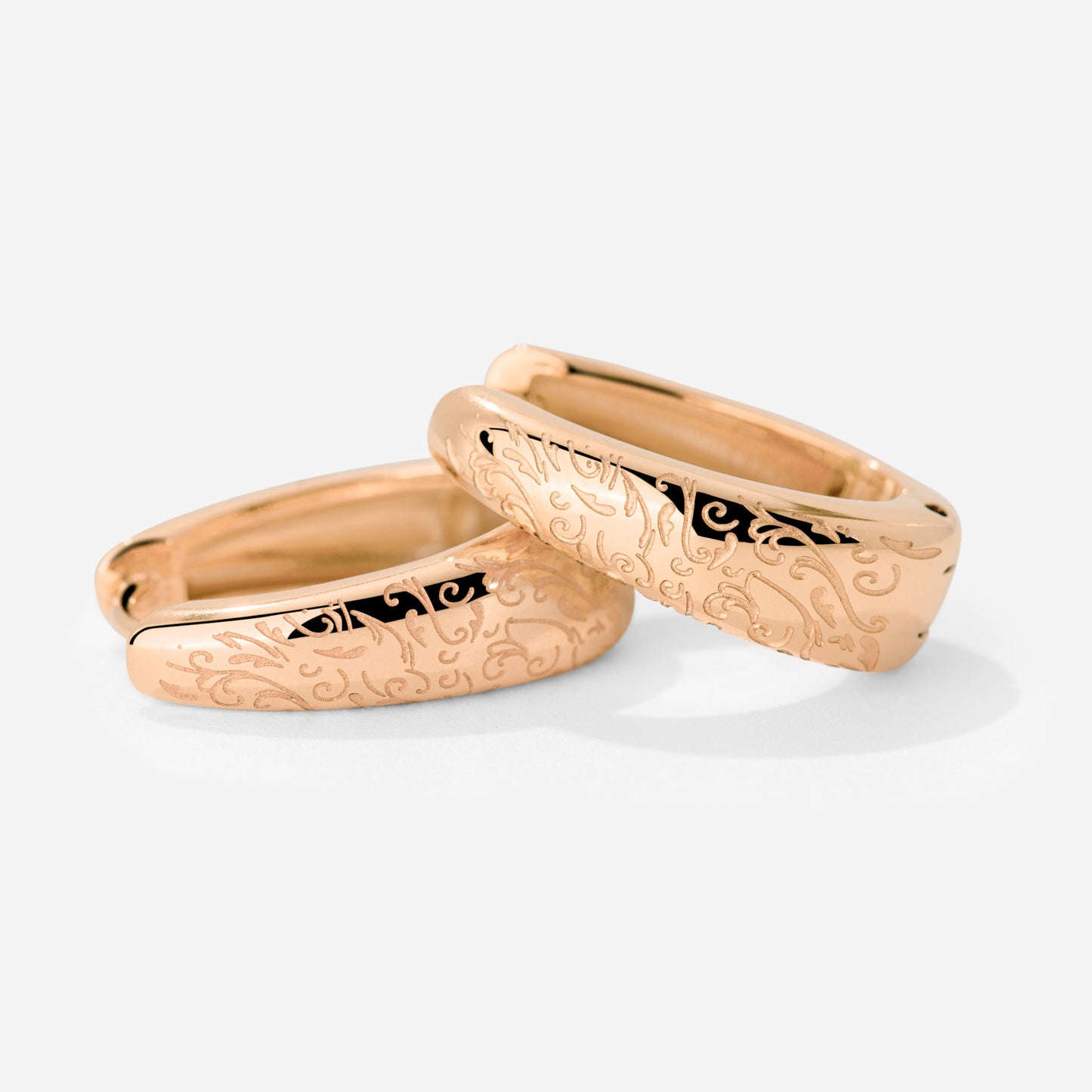 Desert Glow Hoops Roségold