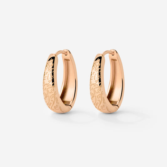 Desert Glow Hoops Roségold