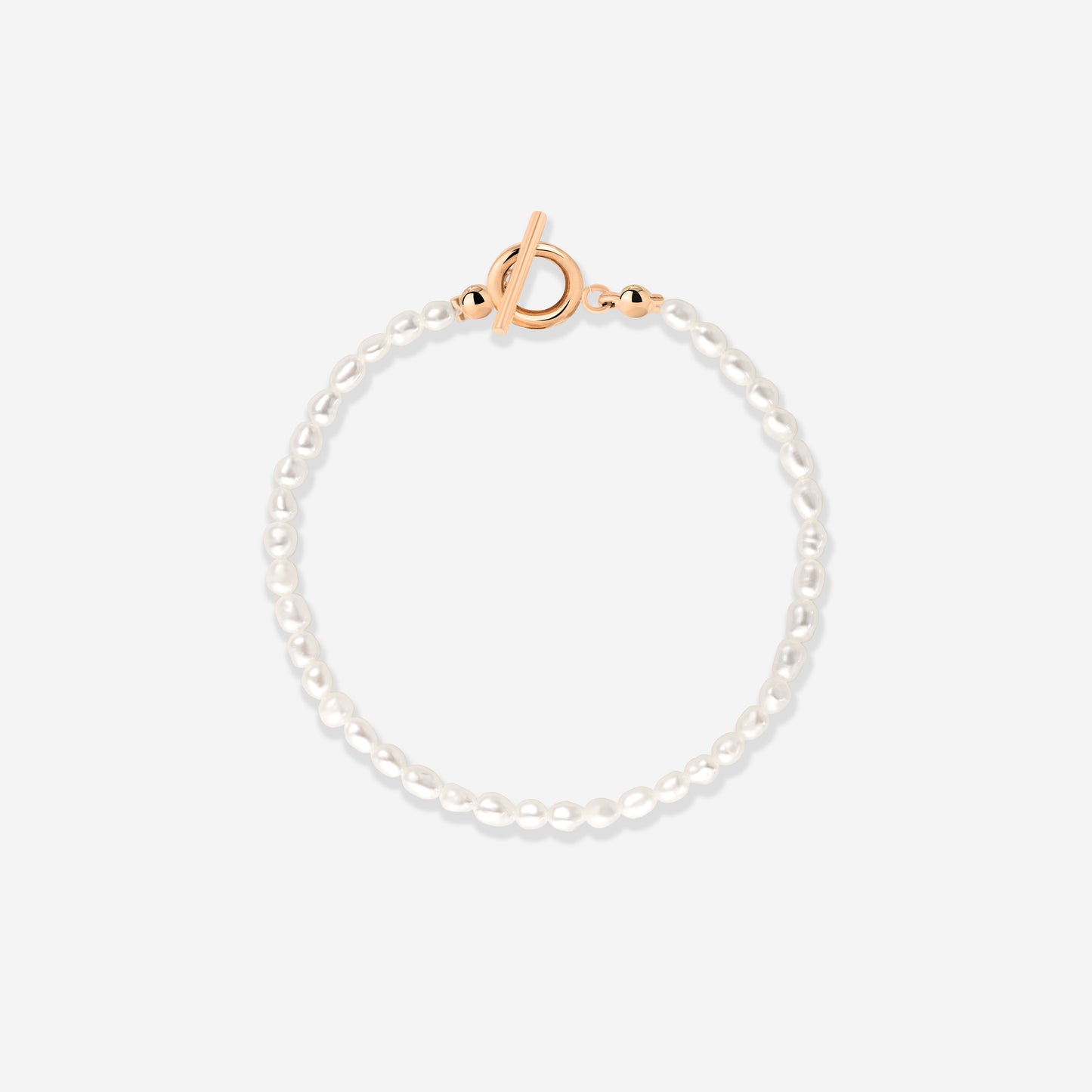 Lenis Loving Pearl Bracelet Roségold