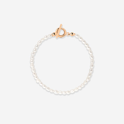 Lenis Loving Pearl Bracelet Roségold