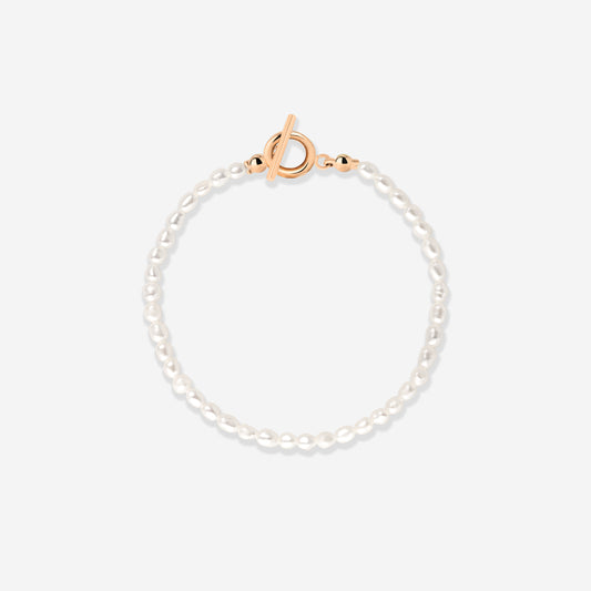 Lenis Loving Pearl Bracelet Roségold