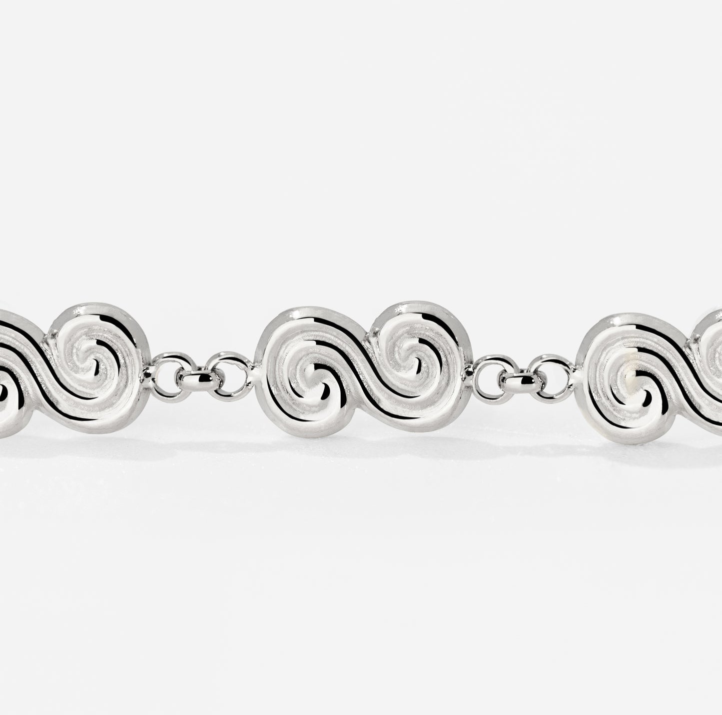 Serpent's Whisper Hoop Set Small Silber