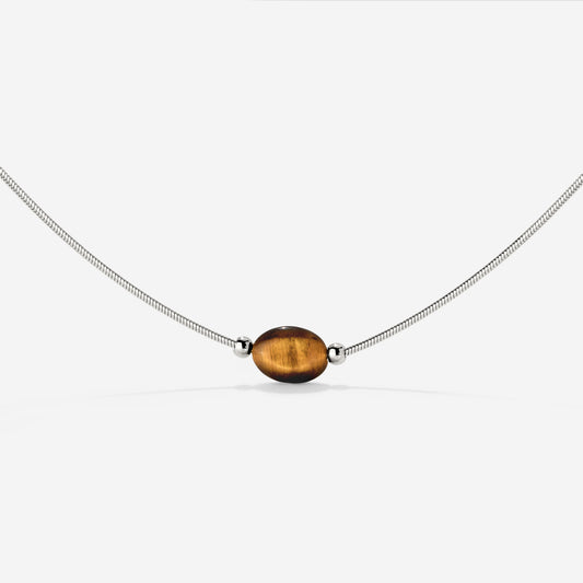 Sunflare Gem Choker Silber