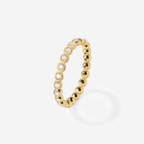 Bezel Bling Ring Gold
