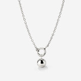 Bubbly Classic Chain Necklace Set Silber