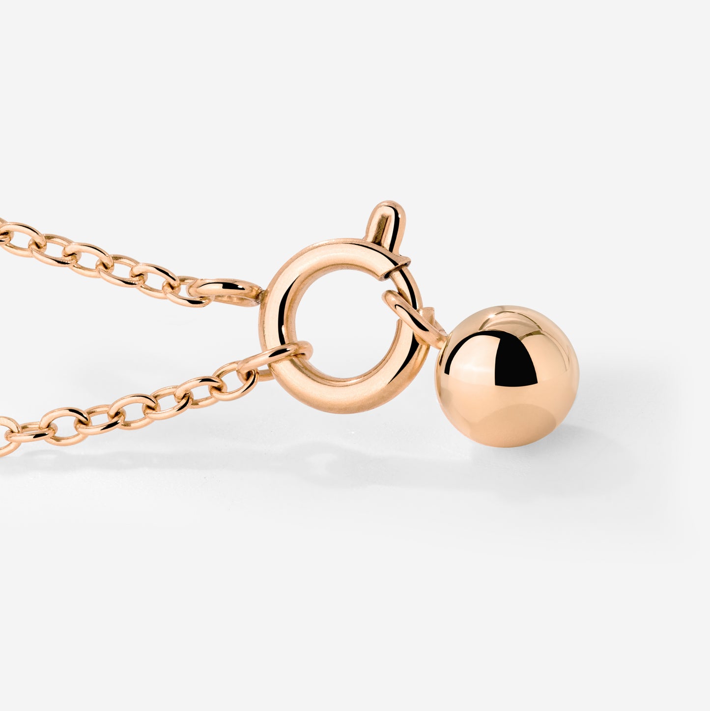 Bubbly Classic Chain Necklace Set Roségold