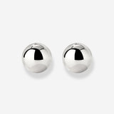 Bubbly Studs Medium Silber