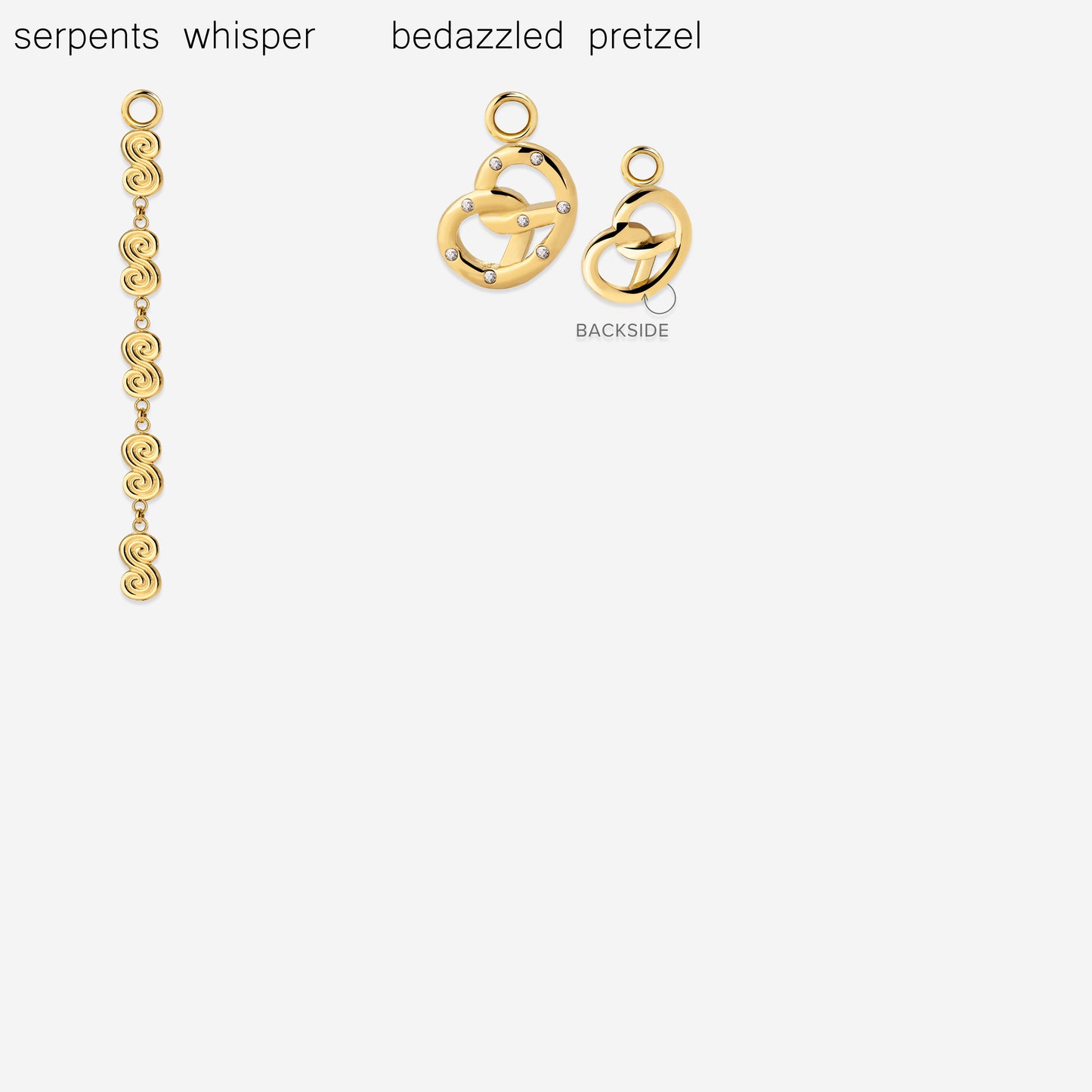 Twisted Hoop Set Small