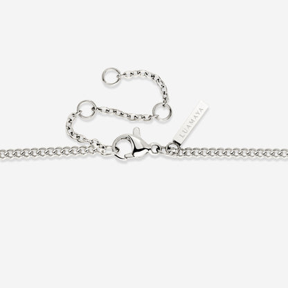 Curb Chain Necklace Silber