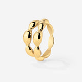 Graceful Curves Ring Gold