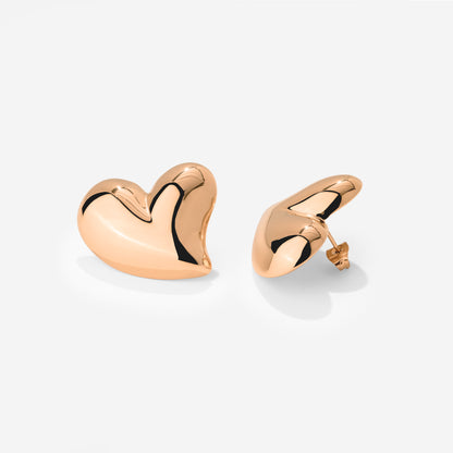 Heartie Studs Roségold