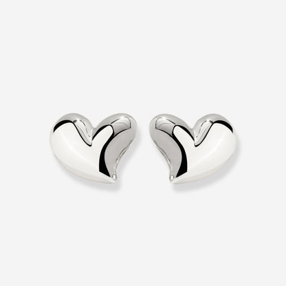Heartie Studs Silber