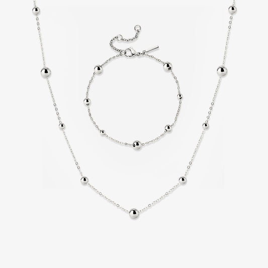 Infinite Beads Bundle Silber