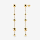Infinite Beads Earrings Gold