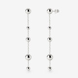 Infinite Beads Earrings Silber