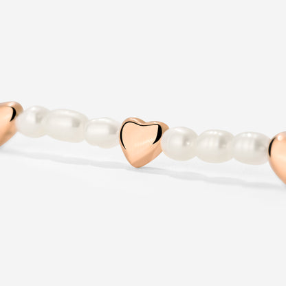 Love Pearls Bracelet Roségold