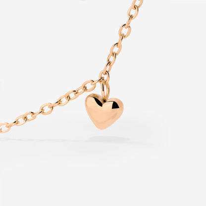 Lovely Heart Choker Roségold