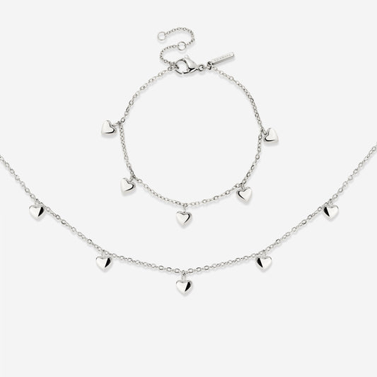 Lovely Heart Bundle Silber