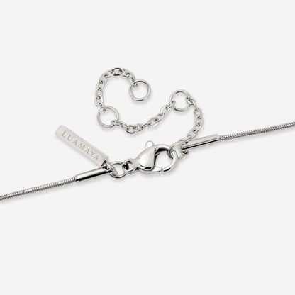 Minimalist Pearl Necklace Silber