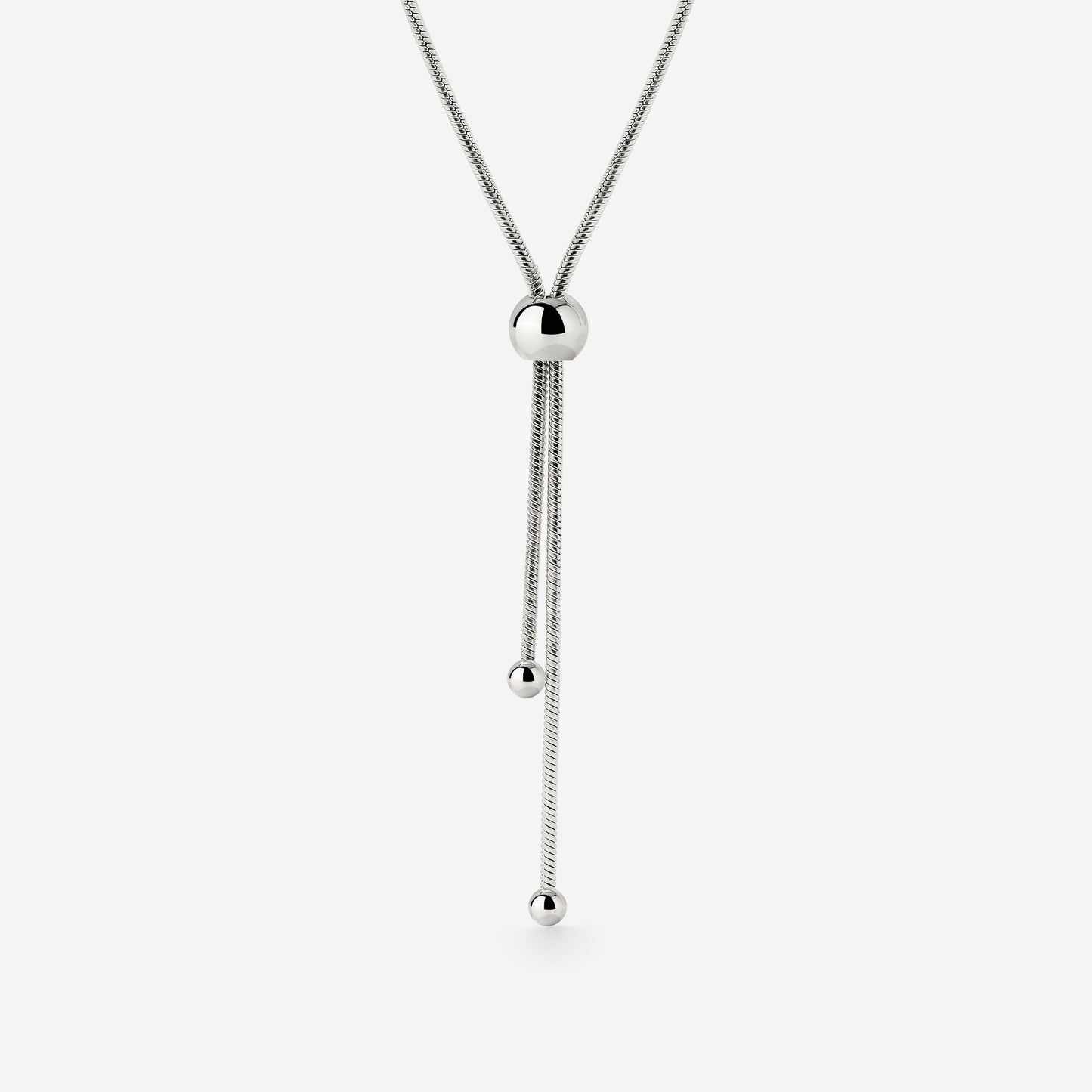 Simple Elegance Y-Necklace Silber