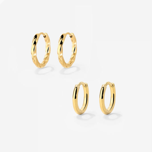 Soft 'n' Subtle Hoop Bundle Gold