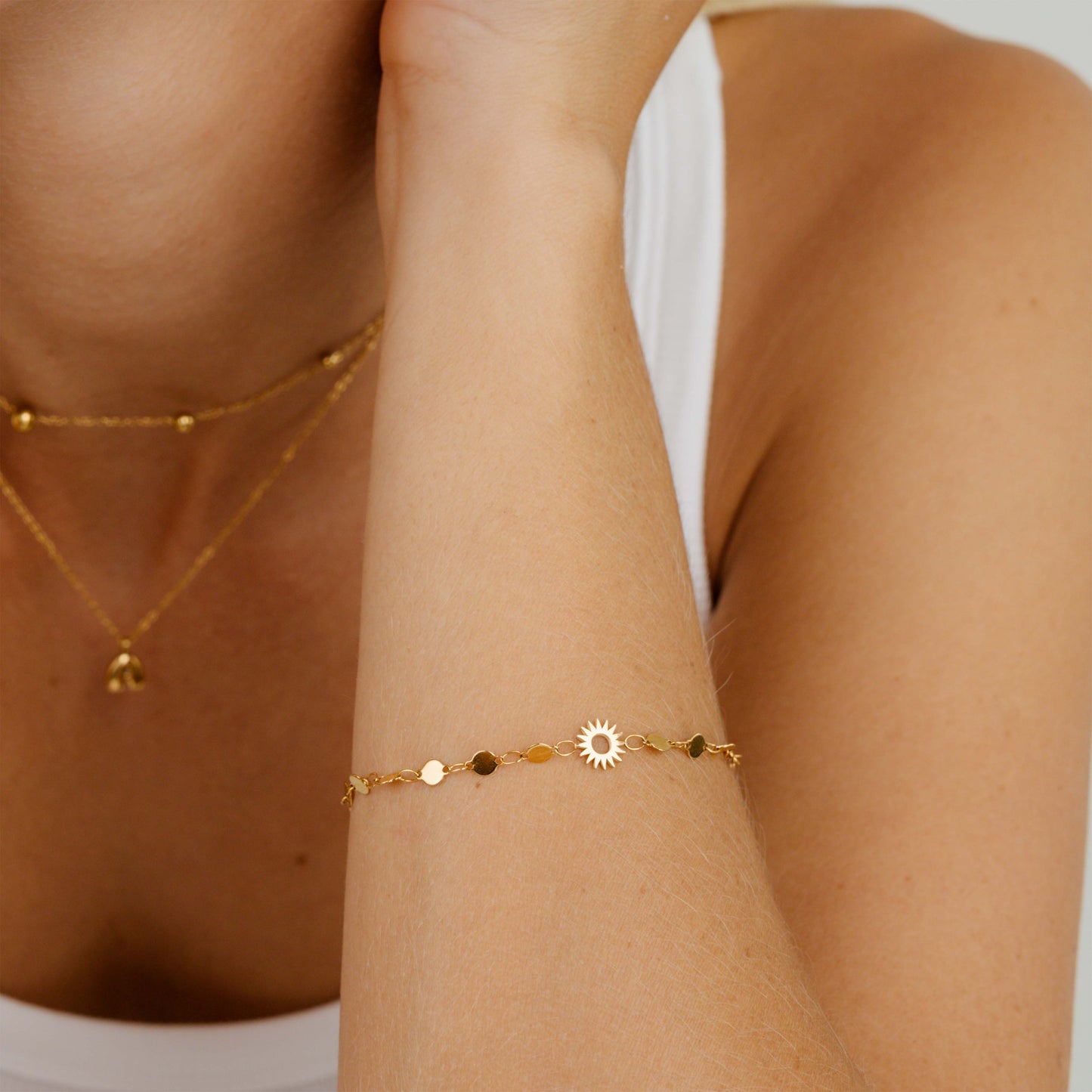 FREE Sunny Side Up Bracelet Gold