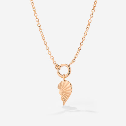 Twin Flame Right Classic Chain Necklace Set Roségold