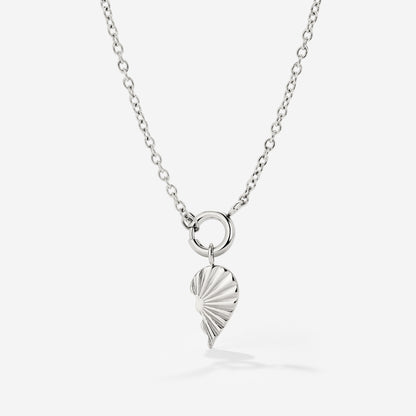 Twin Flame Right Classic Chain Necklace Set Silber