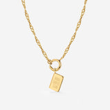 Book Lovers Club Singapore Chain Necklace Set Gold