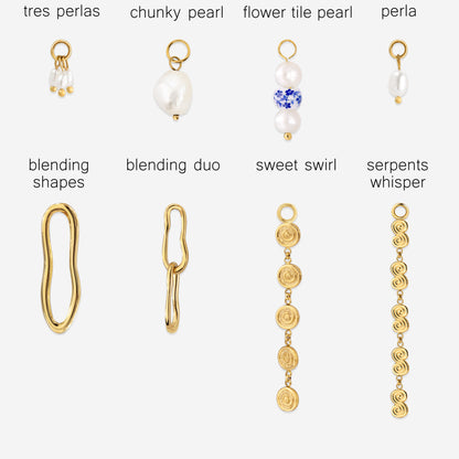 Twisted Hoop Set Medium