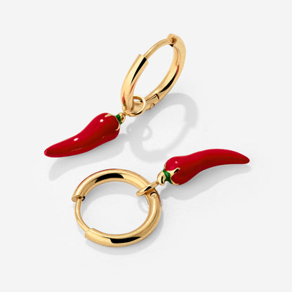 Chili Hoop Set Small Gold