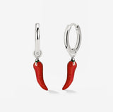 Chili Hoop Set Small Silber