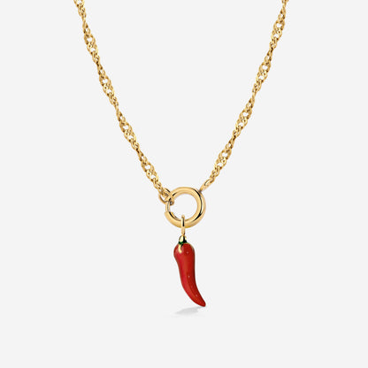 Chili Singapore Chain Necklace Set Gold