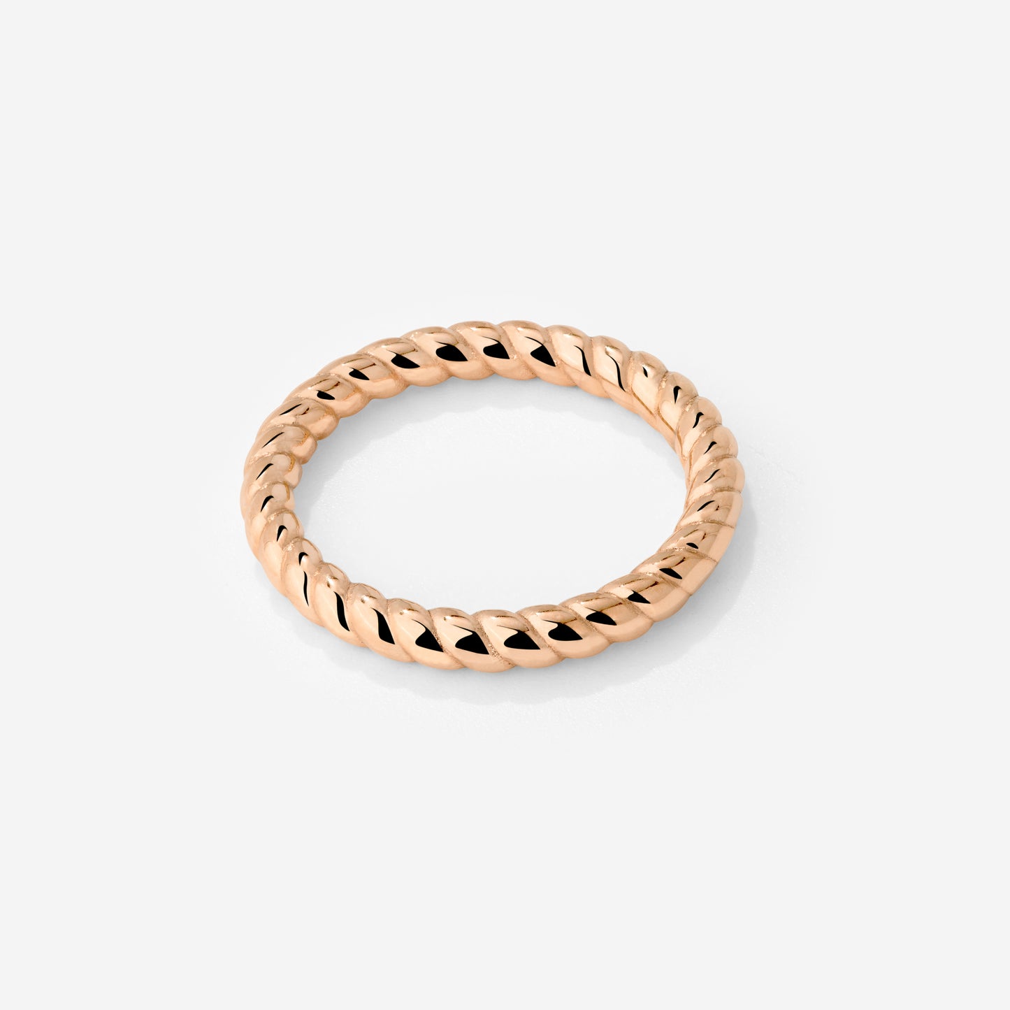 Endless Twist Ring Roségold