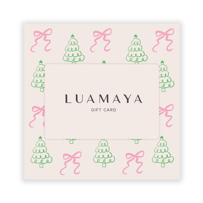 LUA XMAS Tree Gutschein mit Umschlag