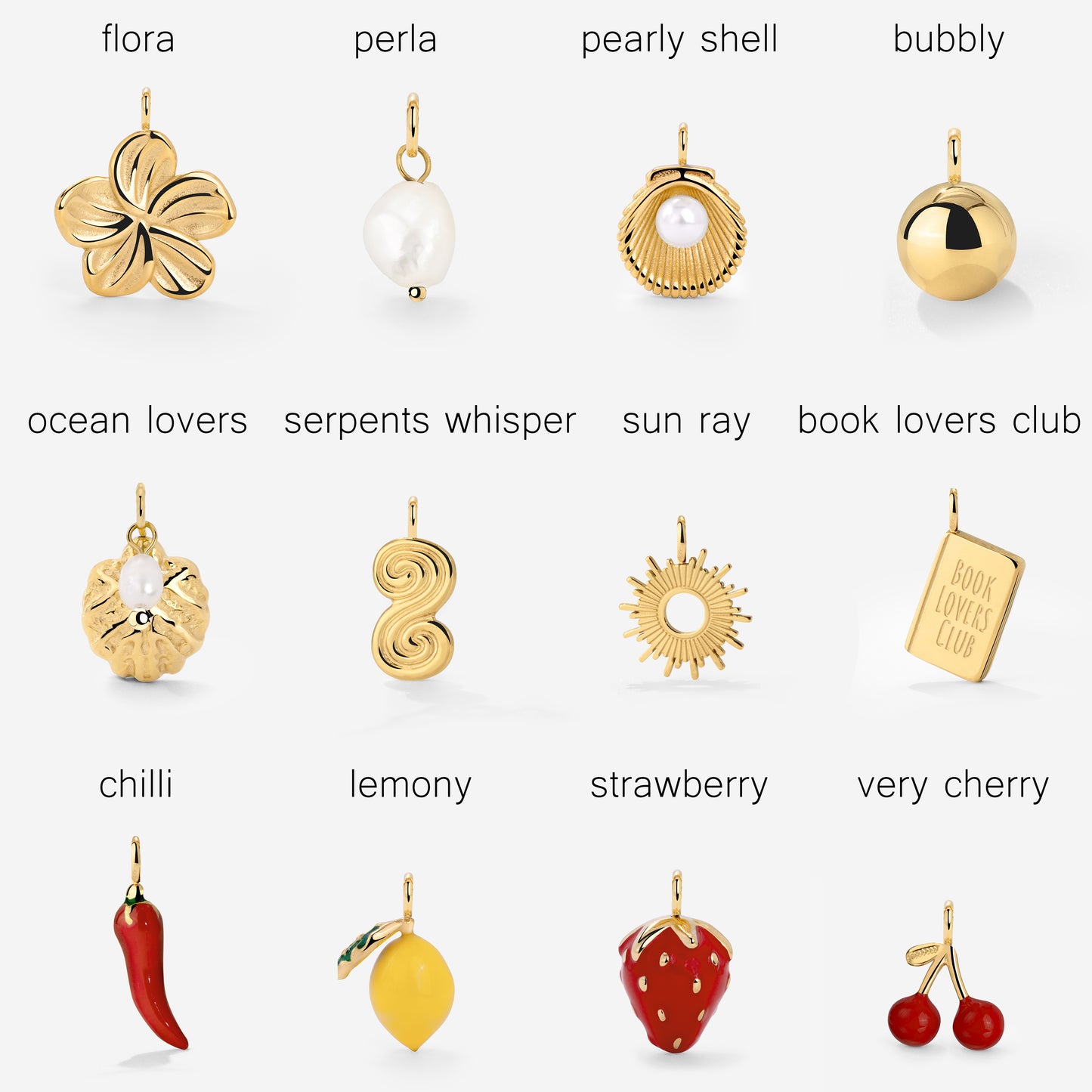 Singapore Chain Charm Necklace Set