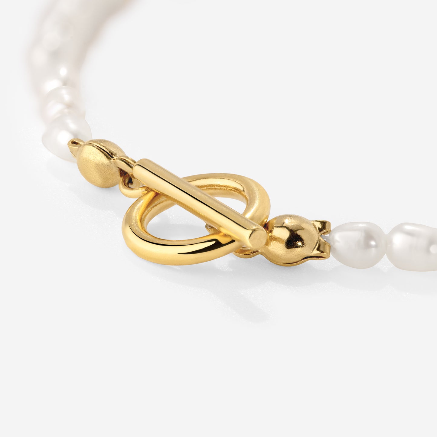 Lenis Loving Pearl Bracelet Gold