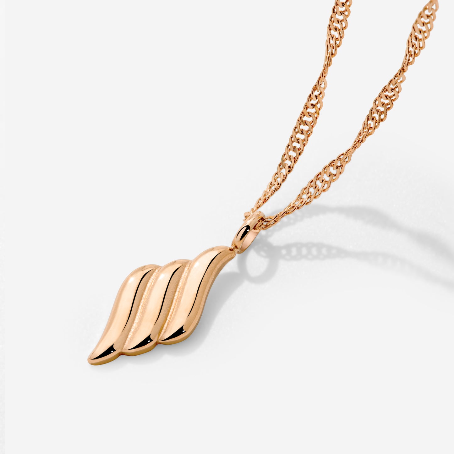 Lustrous Pendant Necklace Roségold