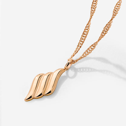 Lustrous Pendant Necklace Roségold
