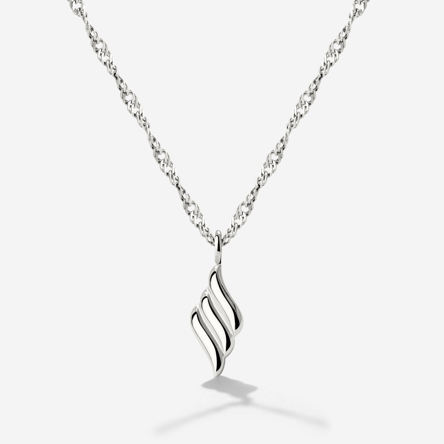 Lustrous Pendant Necklace Silber