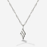 Lustrous Pendant Necklace Silber