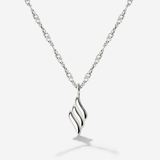 Lustrous Pendant Necklace Silber