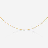 Pearl after Pearl Choker Gold