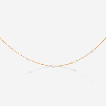 Pearl after Pearl Choker Roségold