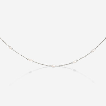 Pearl after Pearl Choker Silber