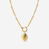 Serenity Singapore Chain Necklace Set Gold