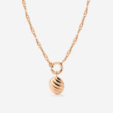 Serenity Singapore Chain Necklace Set Roségold