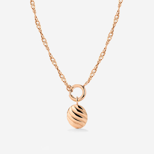 Serenity Singapore Chain Necklace Set Roségold